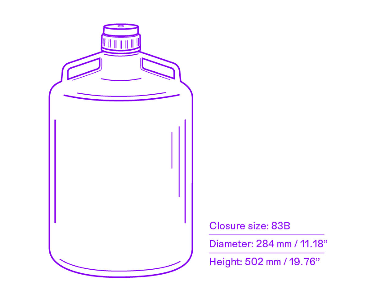 20 L HDPE Carboy