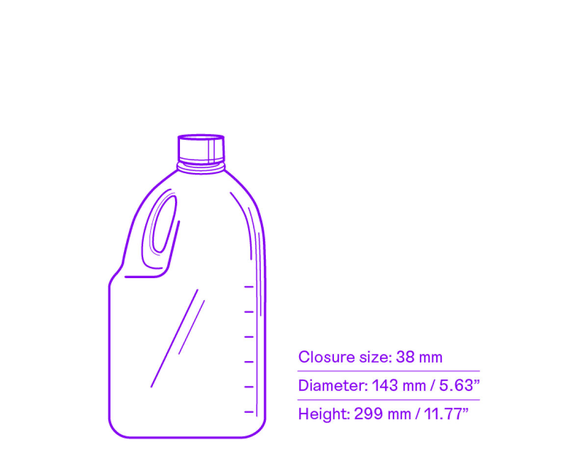 4 L HDPE Biocontainer 