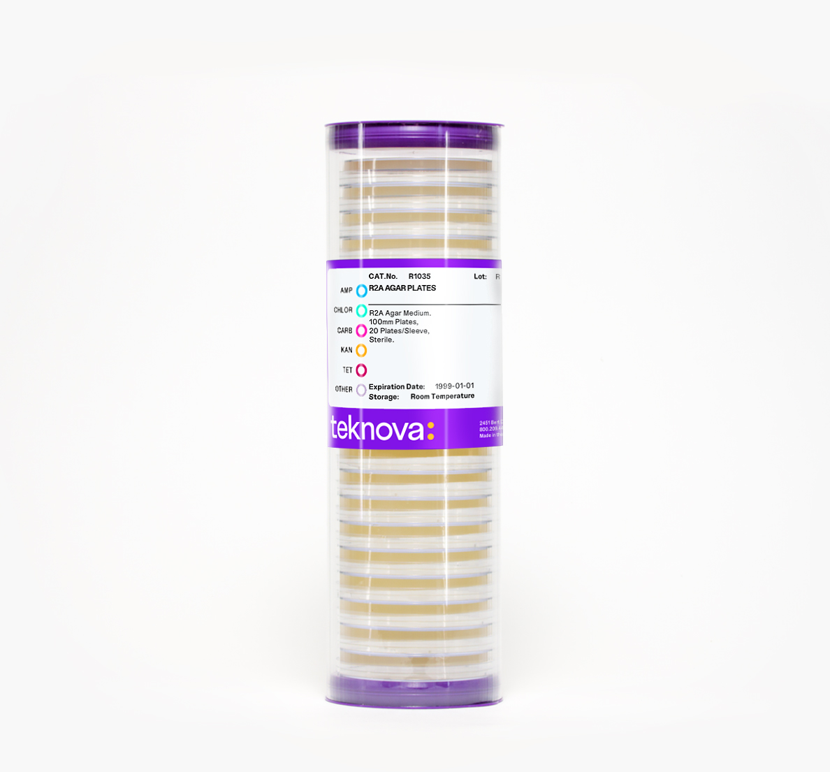 100 mm R2A Agar Plates