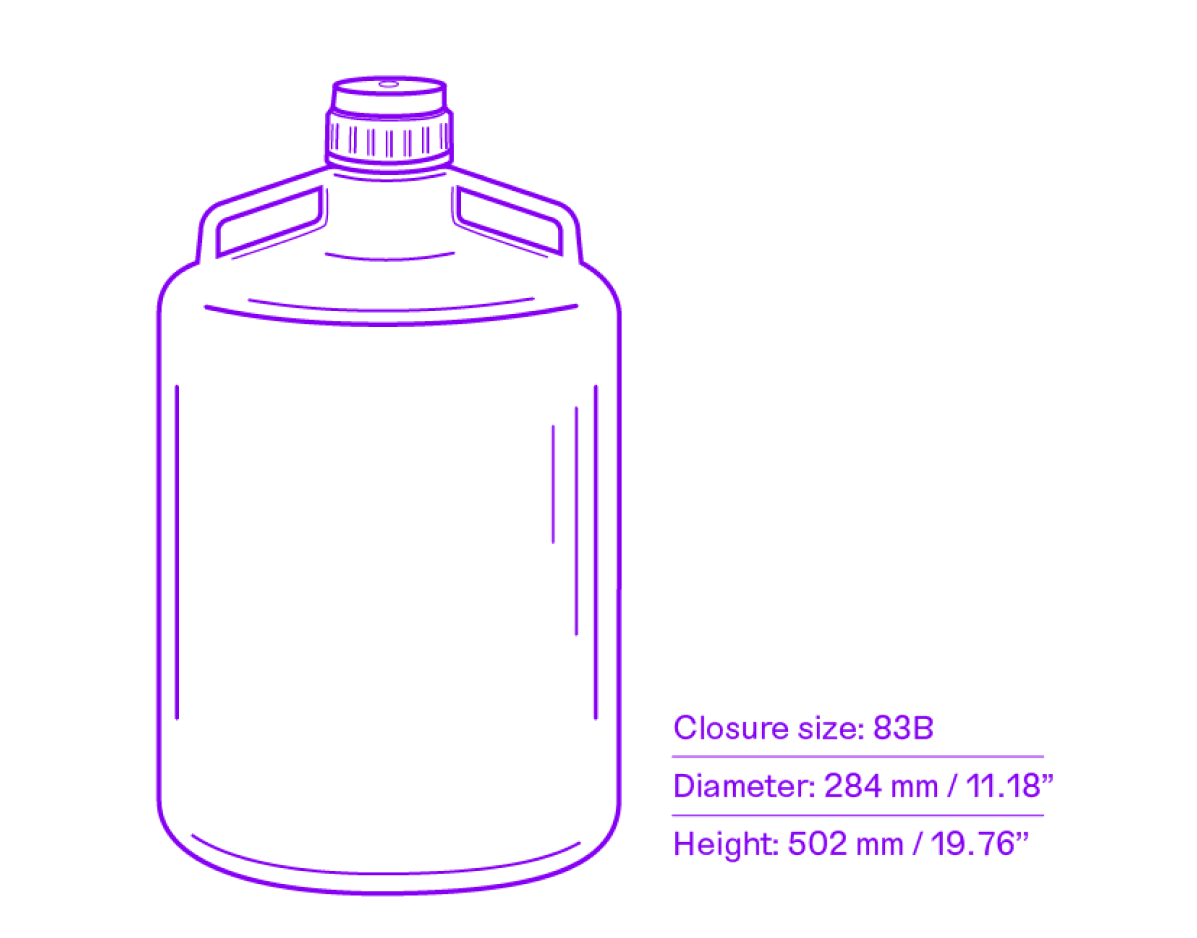 20 L HDPE Carboy