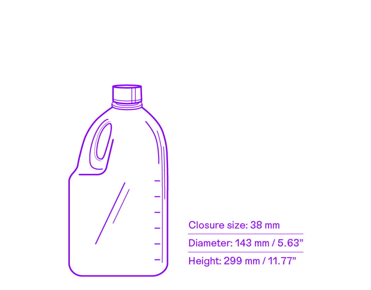 4 L HDPE Biocontainer 