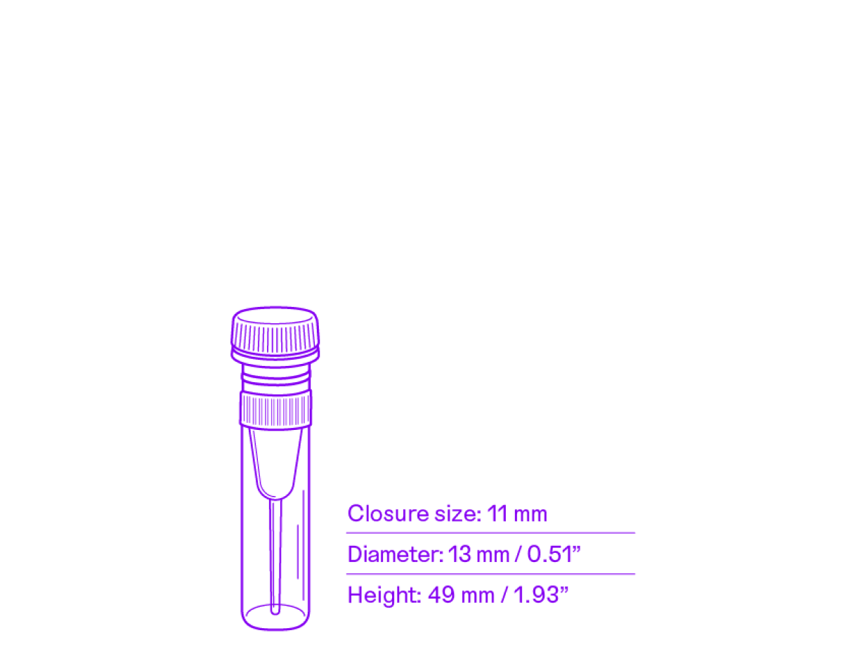 Illustration of 0.5 mL tube