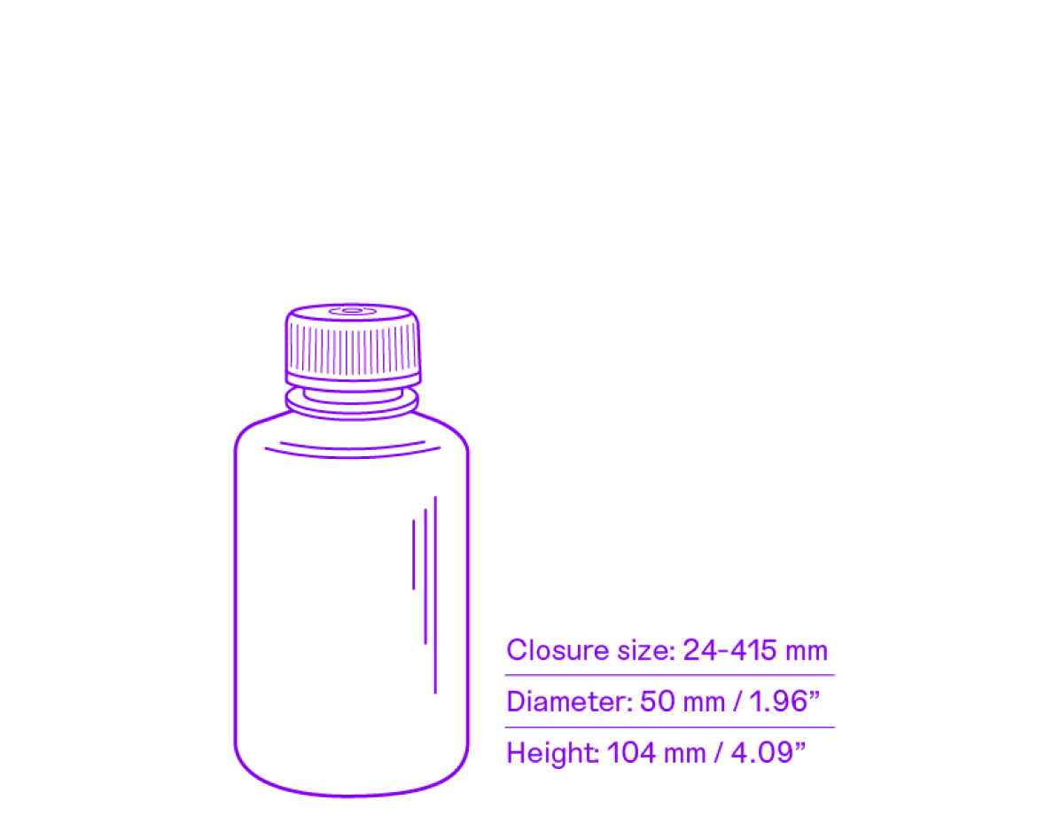 125 mL HDPE bottle