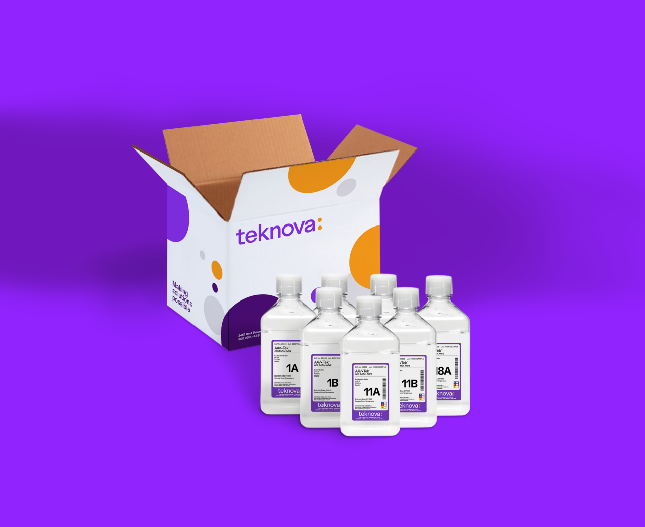 AEX buffer screening kit with box